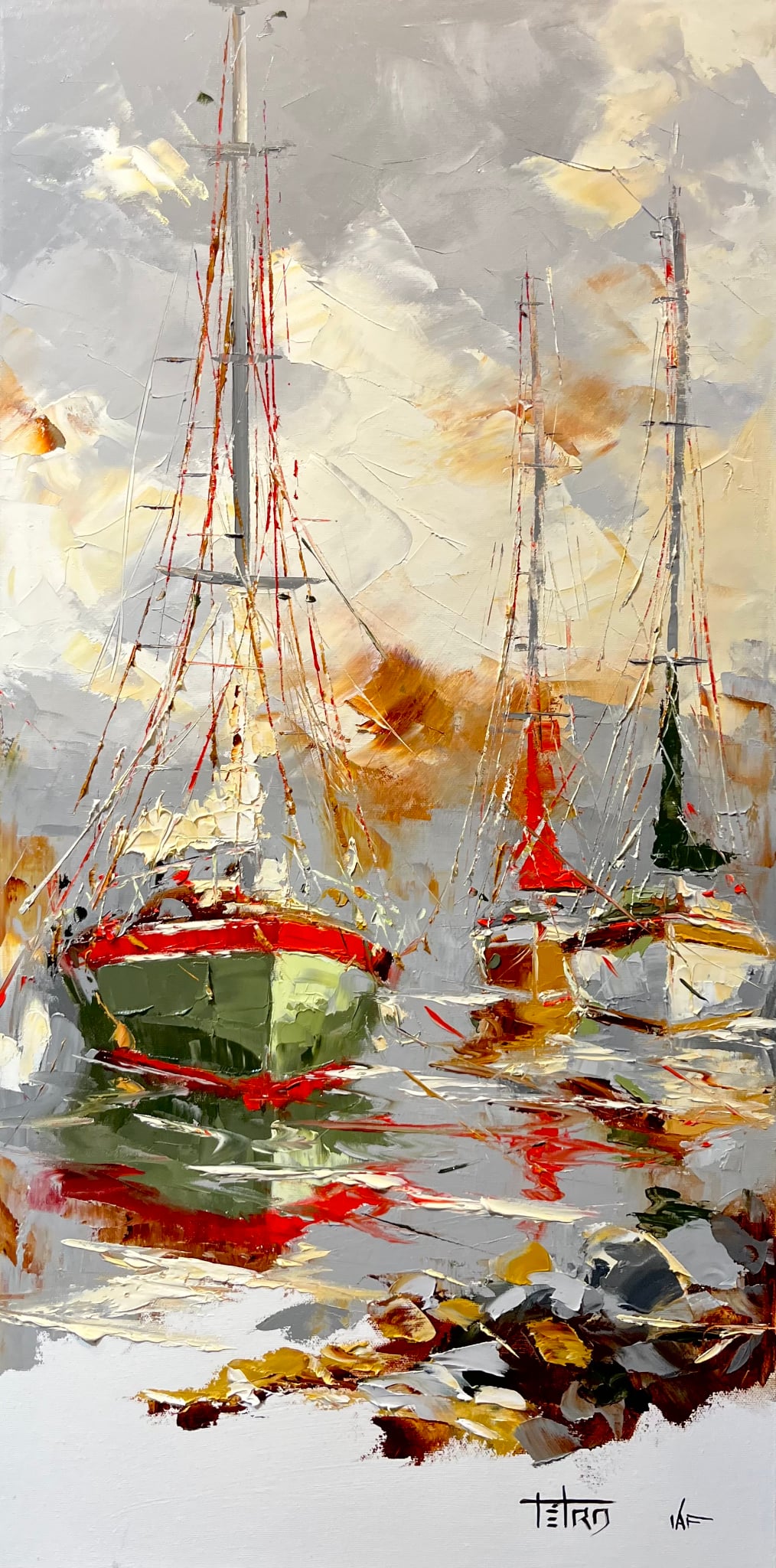 Le refuge des voiles – 30×15