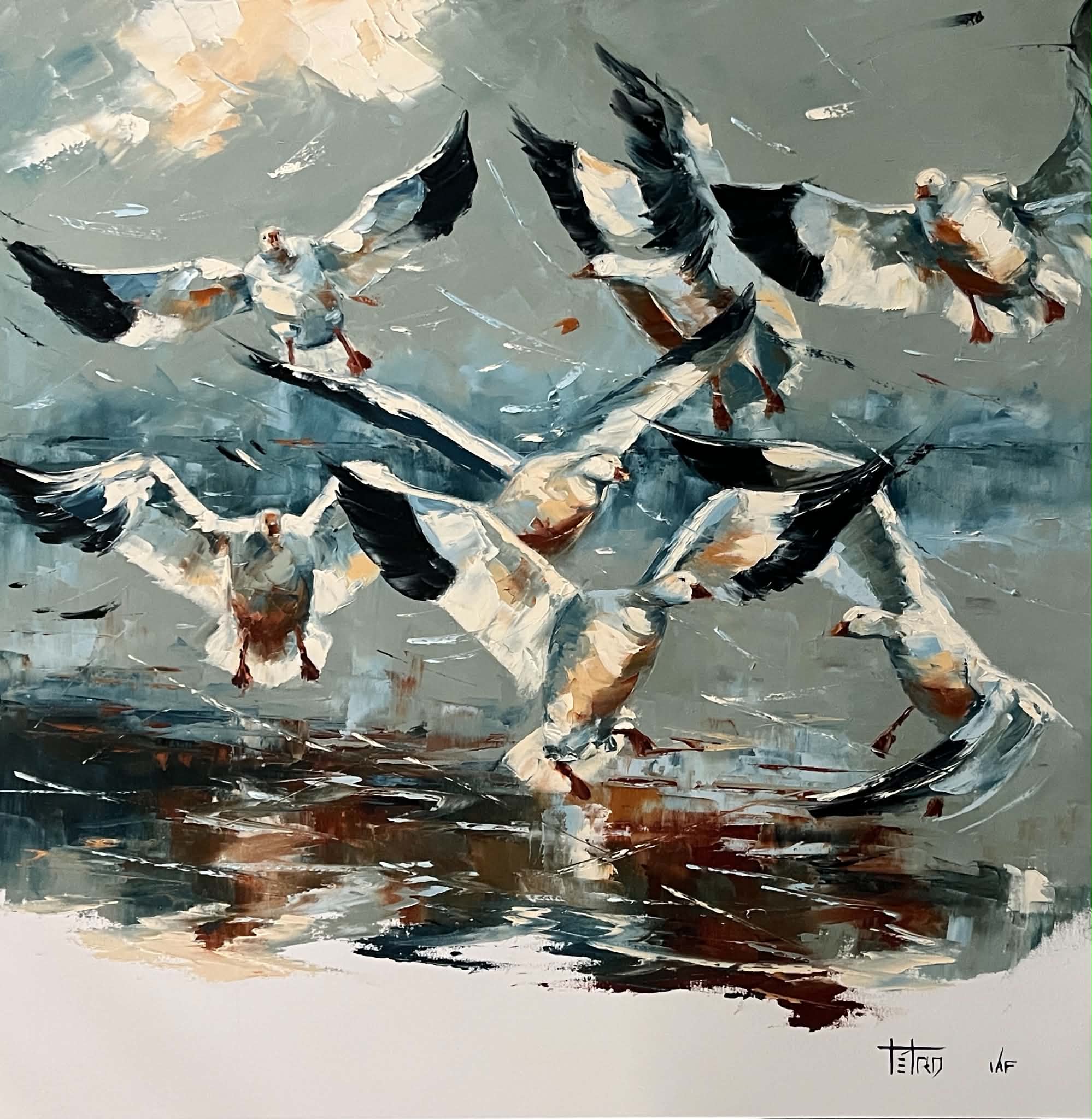 Mes fidèles compagnes – 36×36